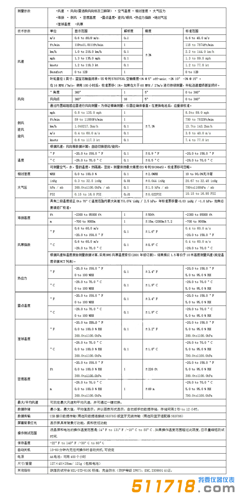 1541733127464055.png 美國NK5700AL(Kestrel5700AL)彈道應(yīng)用精英氣象儀技術(shù)參數(shù).png